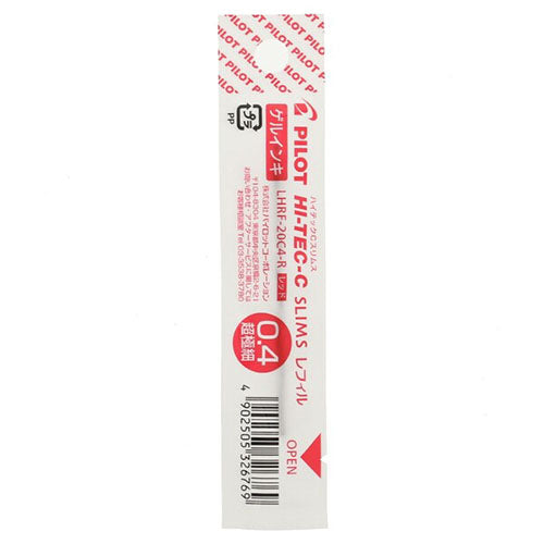 Pilot Ballpoint Pen Refill - LHRF-20C4-B/R/L (0.4mm) - For HI-TEC-C Slims - Harajuku Culture Japan - Japanease Products Store Beauty and Stationery