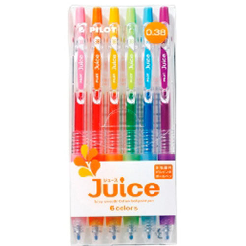 Pilot Ballpoint Pen Juice - 0.3mm - 6 Colors Set - Harajuku Culture Japan - Japanease Products Store Beauty and Stationery