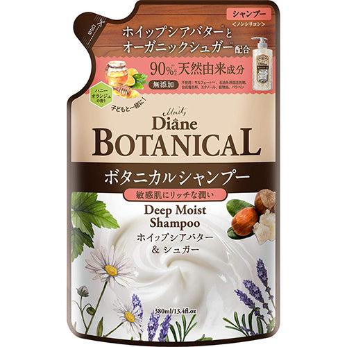 Moist Diane Botanical Hair Shampoo 380ml - Deep Moist - Refill - Harajuku Culture Japan - Japanease Products Store Beauty and Stationery