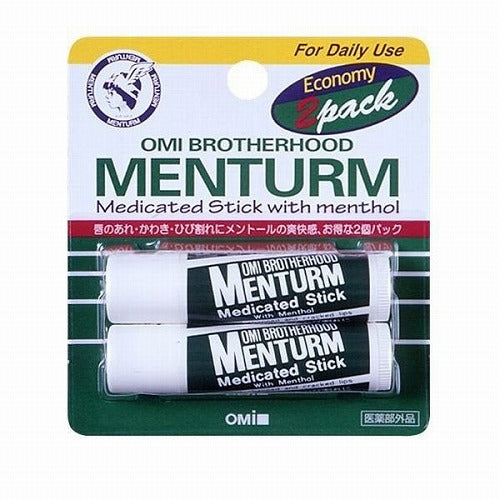 Omi Brotherhood Menturm Medicated Lip Stick - 4g ÁE2pc - Harajuku Culture Japan - Japanease Products Store Beauty and Stationery