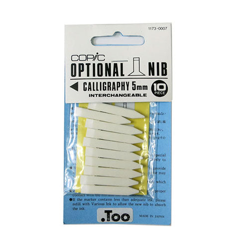 Copic Optional Nib Calligrafhy 5mm - Pack for 10 Pencil - Harajuku Culture Japan - Japanease Products Store Beauty and Stationery