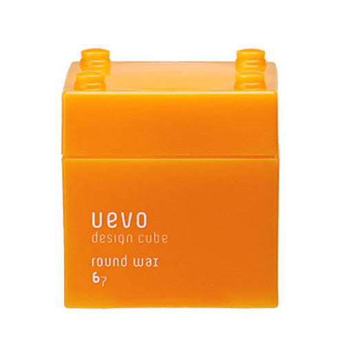 Uevo Design Cube Hair Wax Round 80g - Harajuku Culture Japan - Japanease Products Store Beauty and Stationery
