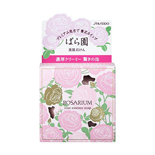 Shiseido Baraen Rose Essence Soap RX 100g - Harajuku Culture Japan - Japanease Products Store Beauty and Stationery