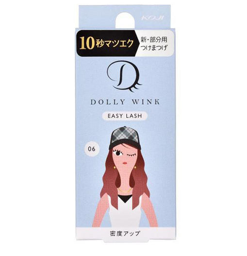 KOJI DOLLY WINK Easy Lash No.6 Increased Density - Harajuku Culture Japan - Japanease Products Store Beauty and Stationery