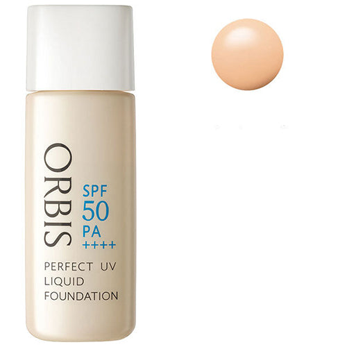 Orbis Perfect UV Liquid Foundation SPF50 PA++++ 30ml - Natural 02 - Harajuku Culture Japan - Japanease Products Store Beauty and Stationery