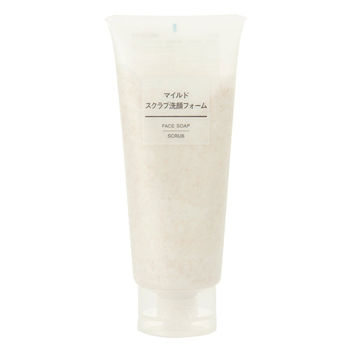 Muji Mild Scrab Face Wash Form - 200g - Harajuku Culture Japan - Japanease Products Store Beauty and Stationery