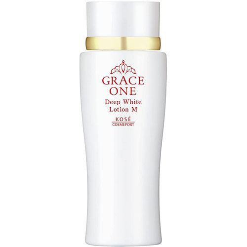 Grace One Kose Deep White Lotion M Moist - 180mL - Harajuku Culture Japan - Japanease Products Store Beauty and Stationery
