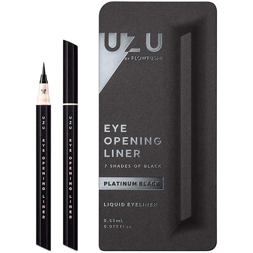UZU By Flowfushi Eye Opening Liner 7 Shades Of Black - Platinum Black - Harajuku Culture Japan - Japanease Products Store Beauty and Stationery