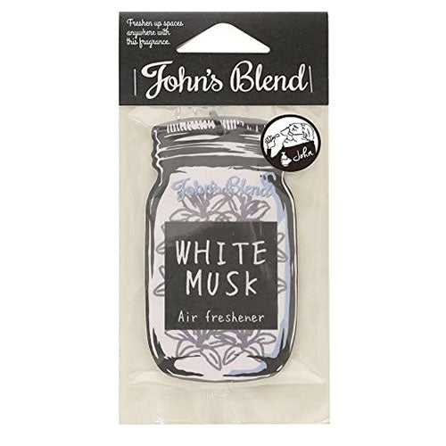 John's Blend Paper Air Freshener - White Musk Scent - Harajuku Culture Japan - Japanease Products Store Beauty and Stationery