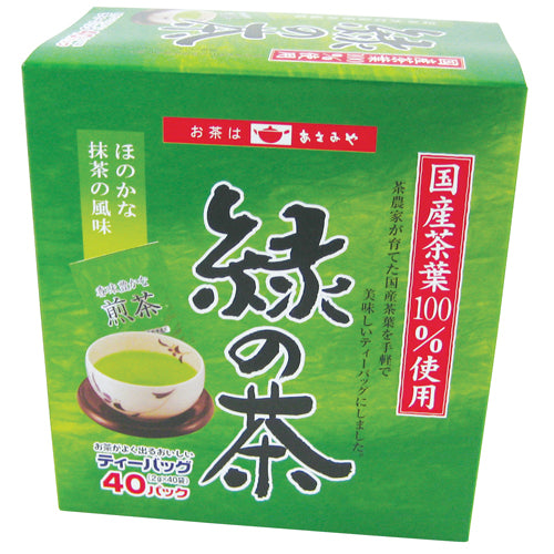 Asamiya Green Tea Pack (2g x 40P) - Harajuku Culture Japan - Japanease Products Store Beauty and Stationery