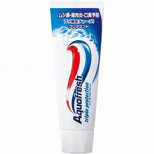 Aquafresh Triple Protection Toothpaste - 140g - Clear Mint - Harajuku Culture Japan - Japanease Products Store Beauty and Stationery