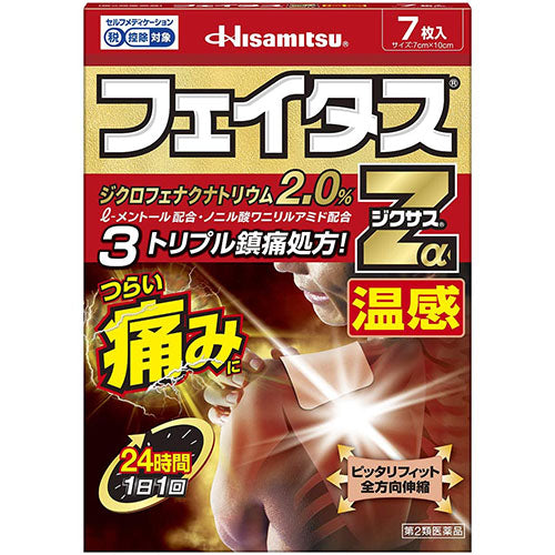Hisamitsu Feitas Zﾎｱ Dicsas Pain Relief Patche Hot - Harajuku Culture Japan - Japanease Products Store Beauty and Stationery