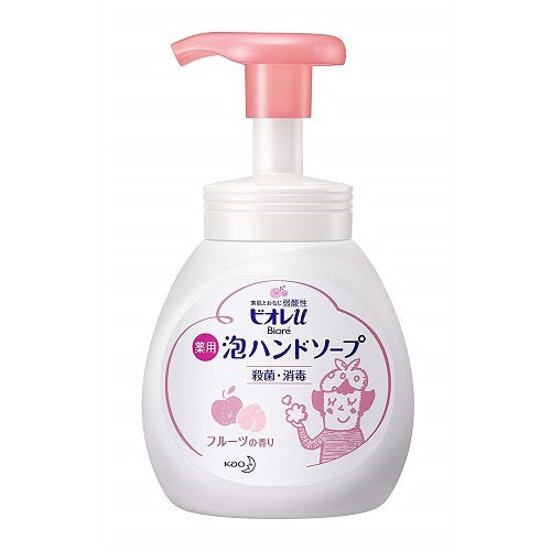 Biore U Bubble Hand Soap Pump 250ml - Fruit Scent - Harajuku Culture Japan - Japanease Products Store Beauty and Stationery