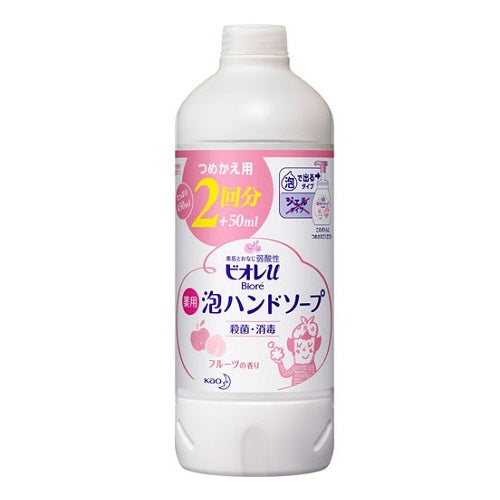 Biore U Bubble Hand Soap Refill 450ml - Fruit Scent - Harajuku Culture Japan - Japanease Products Store Beauty and Stationery
