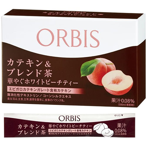 Orbis Inner Care Diet Tea Catechin & Blend Tea 3.5g x 20pcs - White Peach - Harajuku Culture Japan - Japanease Products Store Beauty and Stationery