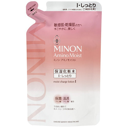 Minon Amino Moist Moist Charge Lotion 1- Moist Type - 130ml - Refill - Harajuku Culture Japan - Japanease Products Store Beauty and Stationery