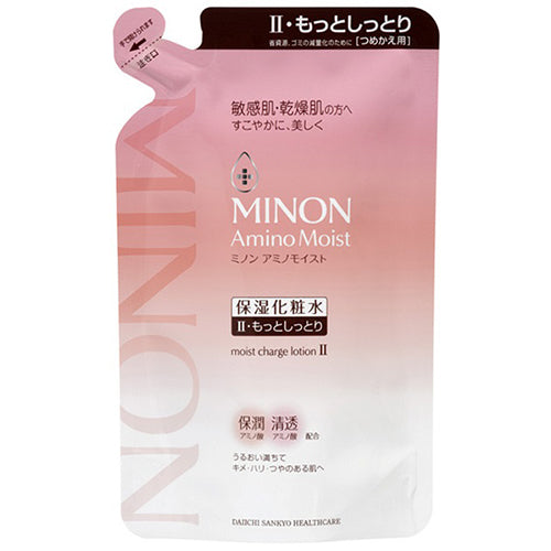 Minon Amino Moist Moist Charge Lotion 2- More Type - 130ml - Refill - Harajuku Culture Japan - Japanease Products Store Beauty and Stationery