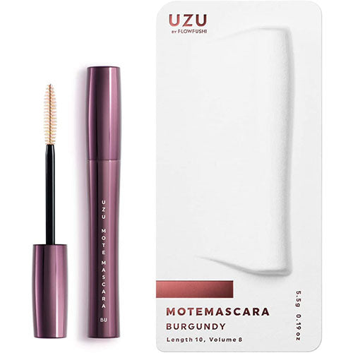 UZU By Flowfushi Mote Mascara Burgundy - Harajuku Culture Japan - Japanease Products Store Beauty and Stationery
