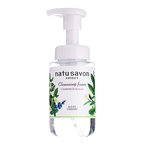 Kose Cosmeport Softymo Natu Savon Select Cleansing Foam - 200ml - White - Harajuku Culture Japan - Japanease Products Store Beauty and Stationery