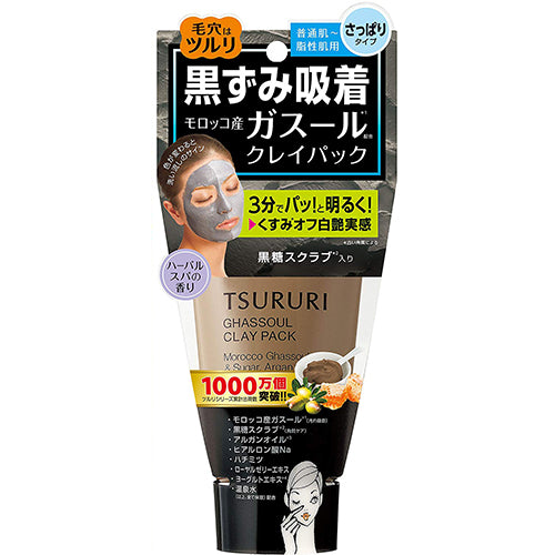 BCL Tsururi Ghassoul Face Pack Herbal Spa Scent - 150g - Harajuku Culture Japan - Japanease Products Store Beauty and Stationery