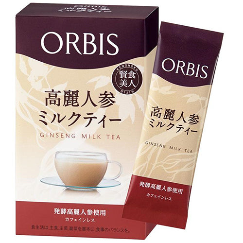 Orbis Inner Care Smoothie Drinks Ginseng Milk Tea 10g x 10pcs - Harajuku Culture Japan - Japanease Products Store Beauty and Stationery