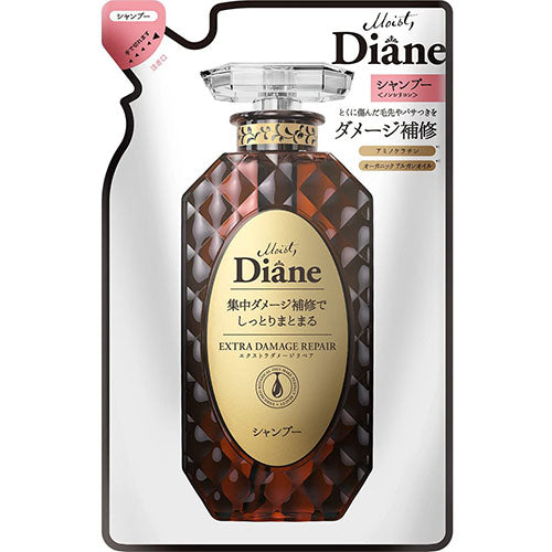 Moist Diane Perfect Beauty Extra Damage Repair Shampoo Refill 330ml - Floral Berry Scent - Harajuku Culture Japan - Japanease Products Store Beauty and Stationery