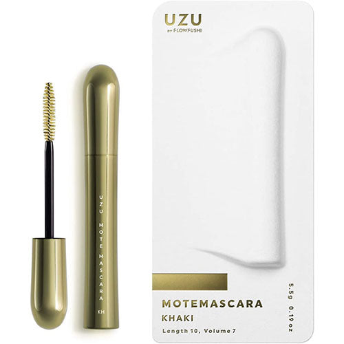 UZU By Flowfushi Mote Mascara Khaki - Harajuku Culture Japan - Japanease Products Store Beauty and Stationery