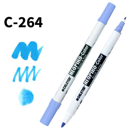 Deleter Neopiko Color C-264 Azur Blue - Harajuku Culture Japan - Japanease Products Store Beauty and Stationery