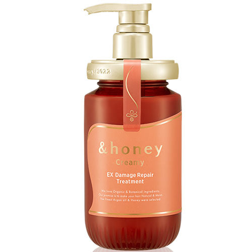 &honey Creamy EX Damage Repair Hair Treatment Pump 445g Step2.0 - French Berry Honey Scent - Harajuku Culture Japan - Japanease Products Store Beauty and Stationery