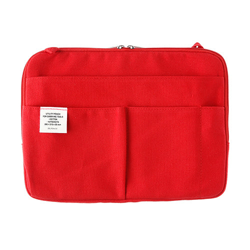 Delfonics Stationery Inner Carrying Case Bag In Bag B5 - Red - Harajuku Culture Japan - Japanease Products Store Beauty and Stationery
