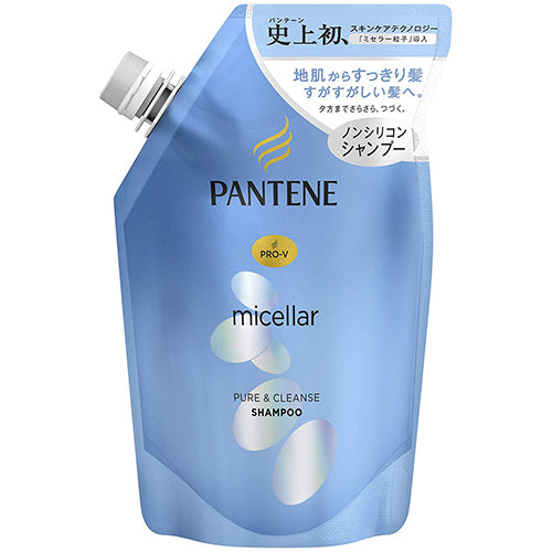 Pantene Micellar Shampoo 350ml - Pure & Cleanse - Refill - Harajuku Culture Japan - Japanease Products Store Beauty and Stationery