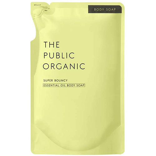 The Public Organic Super Bouncy Essential Oil Body Soap- 400ml - Refill - Harajuku Culture Japan - Japanease Products Store Beauty and Stationery