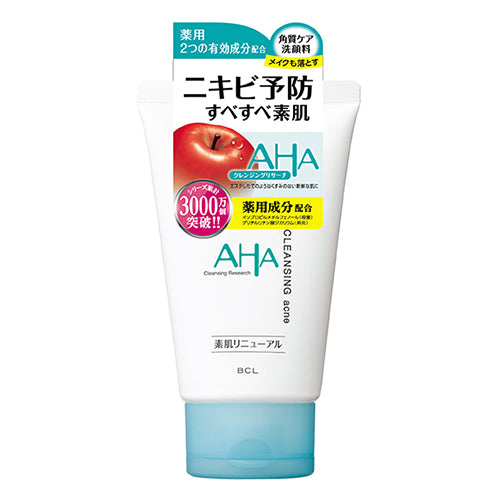 Cleansing Research AHA Face Wash 120g - Medicated Acne - Harajuku Culture Japan - Japanease Products Store Beauty and Stationery