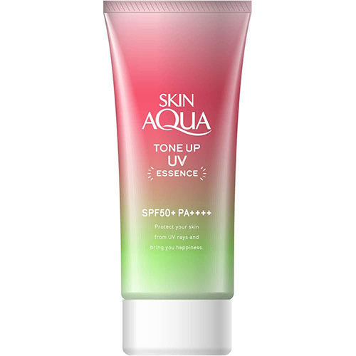 Skin Aqua Rohto Sunscreen Tone Up UV Essence 80g SPF50+/PA++++- Happiness Aura - Harajuku Culture Japan - Japanease Products Store Beauty and Stationery