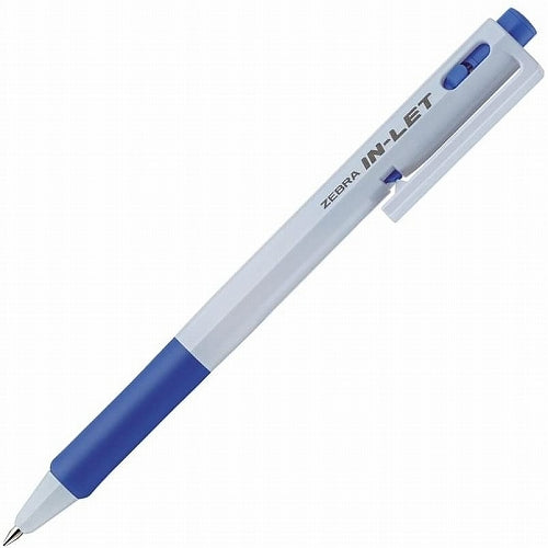 Zebra Inlet White Oil Based Ballpoint Pen - 0.7mm - Harajuku Culture Japan - Japanease Products Store Beauty and Stationery