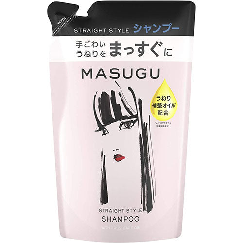 MASUGU Straight Style Shampoo Refill - 320g - Harajuku Culture Japan - Japanease Products Store Beauty and Stationery