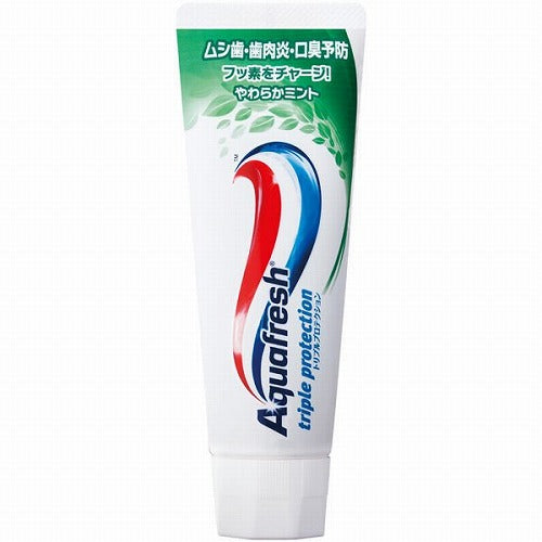 Aquafresh Triple Protection Toothpaste - 140g - Soft Mint - Harajuku Culture Japan - Japanease Products Store Beauty and Stationery
