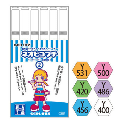 Deleter Alcohol Marker Neopiko-2 - Petit 2 - Harajuku Culture Japan - Japanease Products Store Beauty and Stationery