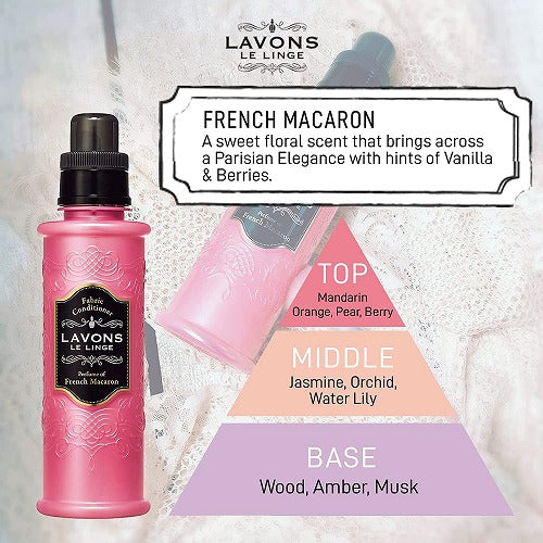 Lavons Laundry Softener 480ml Refill - French Macaron - Harajuku Culture Japan - Japanease Products Store Beauty and Stationery