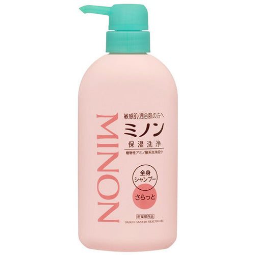 Minon Full Body Shampoo - 450ml - Smoothly - Harajuku Culture Japan - Japanease Products Store Beauty and Stationery