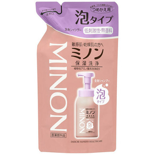Minon Full Body Shampoo - 400ml - Refill - Whip - Harajuku Culture Japan - Japanease Products Store Beauty and Stationery