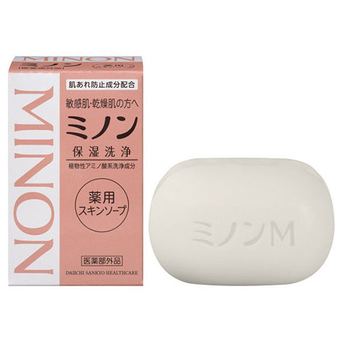 Minon Medicated Skin Soap - 80g - Harajuku Culture Japan - Japanease Products Store Beauty and Stationery