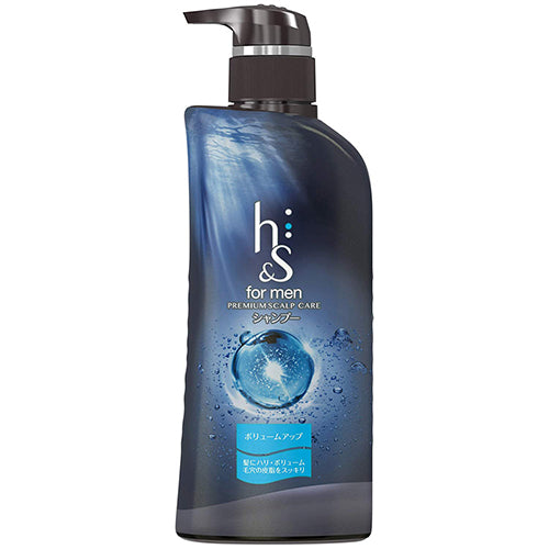 H&S For Men Volume Up Series Premium Scalp Care Shampoo - 370ml - Harajuku Culture Japan - Japanease Products Store Beauty and Stationery