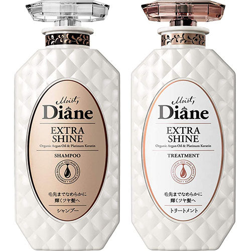 Moist Diane Perfect Beauty Extra Shine Shampoo & Treatment Set 450ml - Floral Berry Scent - Harajuku Culture Japan - Japanease Products Store Beauty and Stationery