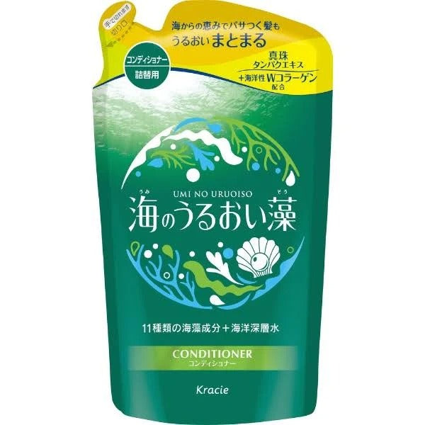 Kracie Umino Uruoisou Moisturizing Care Conditioner - 420ml - Refill - Harajuku Culture Japan - Japanease Products Store Beauty and Stationery