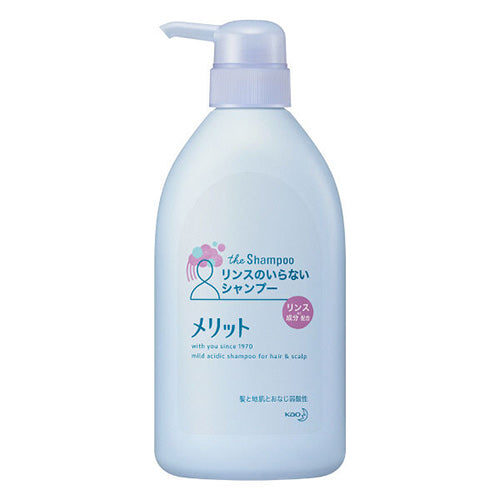 Merit Kao Hair Rinse in Shapoo - 480ml - Harajuku Culture Japan - Japanease Products Store Beauty and Stationery