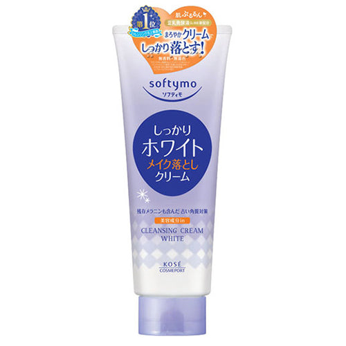 Kose Cosmeport Softymo Cleansing Cream 210g- White - Harajuku Culture Japan - Japanease Products Store Beauty and Stationery