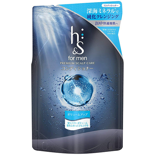 H&S For Men Volume Up Series Premium Scalp Care Conditioner - 300ml - Refill - Harajuku Culture Japan - Japanease Products Store Beauty and Stationery