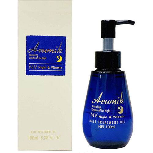 Arumik Hair Oil Night & Vitamins - 100ml - Harajuku Culture Japan - Japanease Products Store Beauty and Stationery