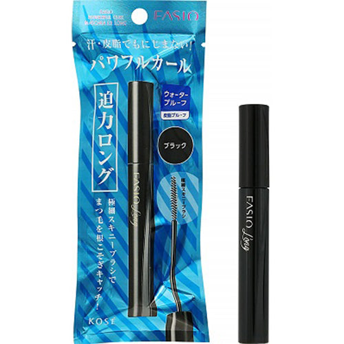 Kose Fasio Powerful Curl Mascara EX Long - BK001 - Harajuku Culture Japan - Japanease Products Store Beauty and Stationery